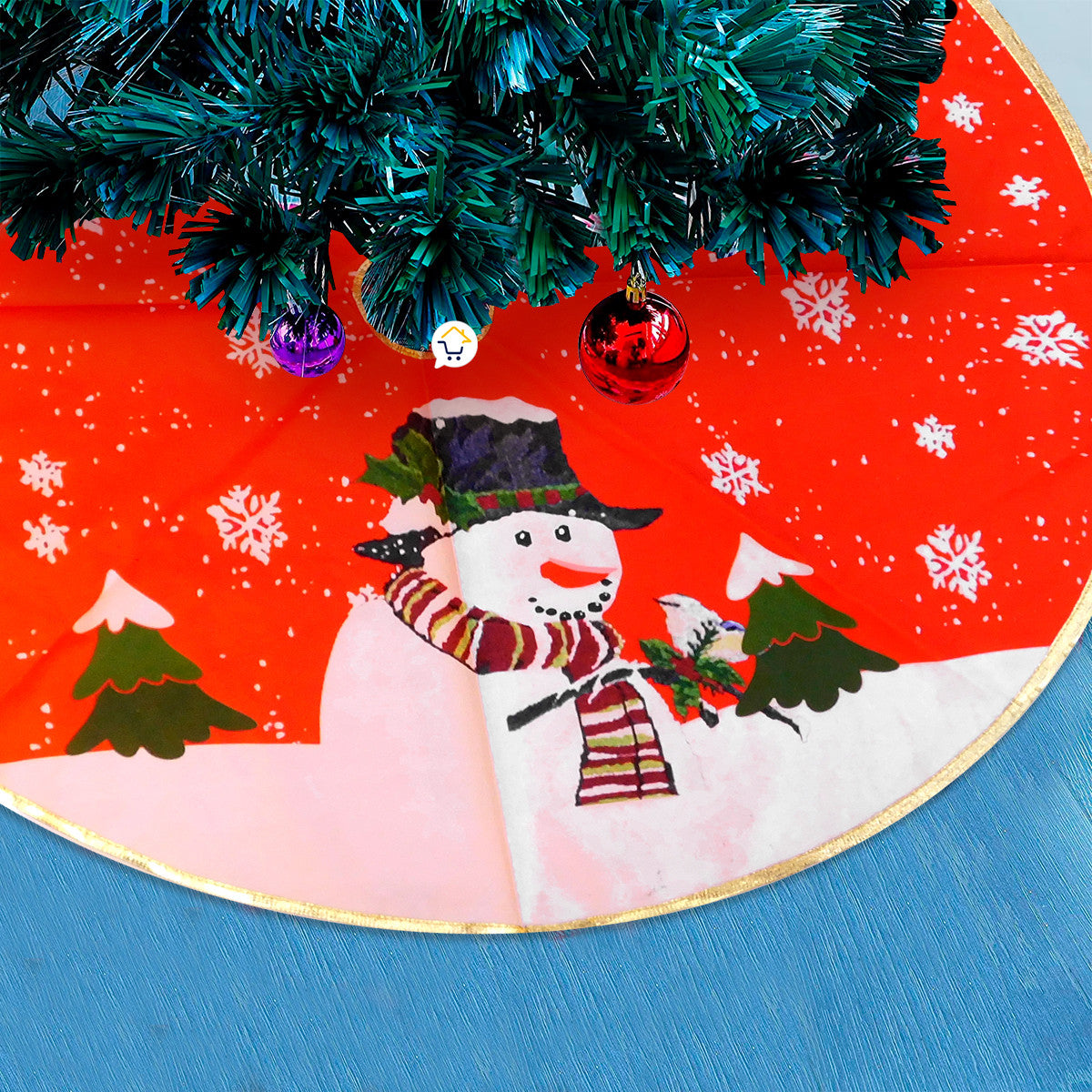 Pie De Arbol Grande Navidad Decoracion