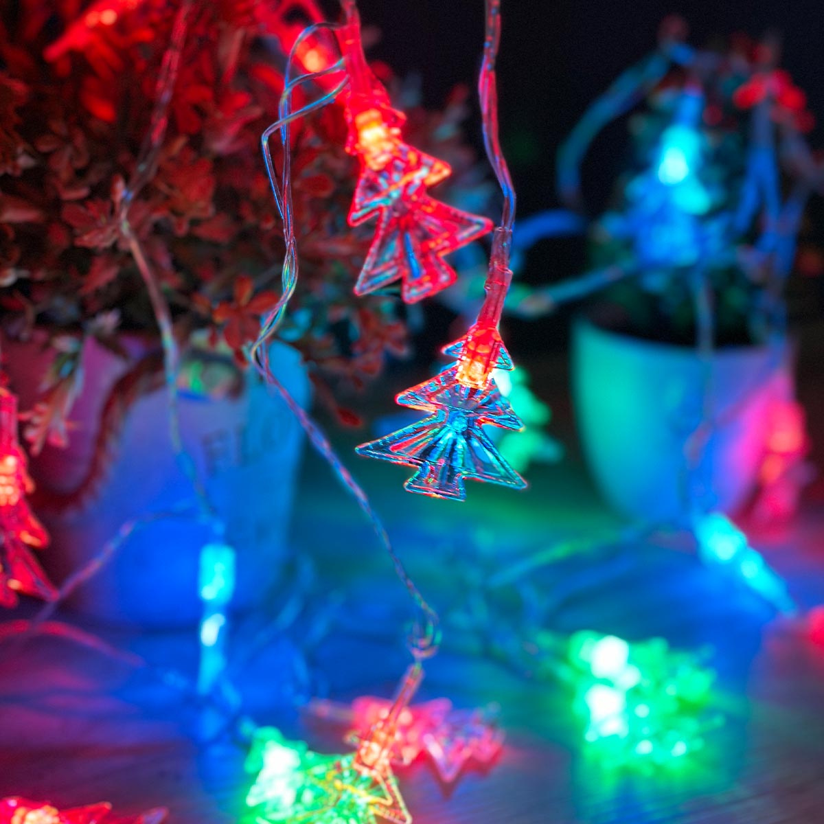 Guirnalda LED 4 M Navidad Arboles